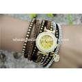 new arrival chinese cheap watches bracelet leather band watch